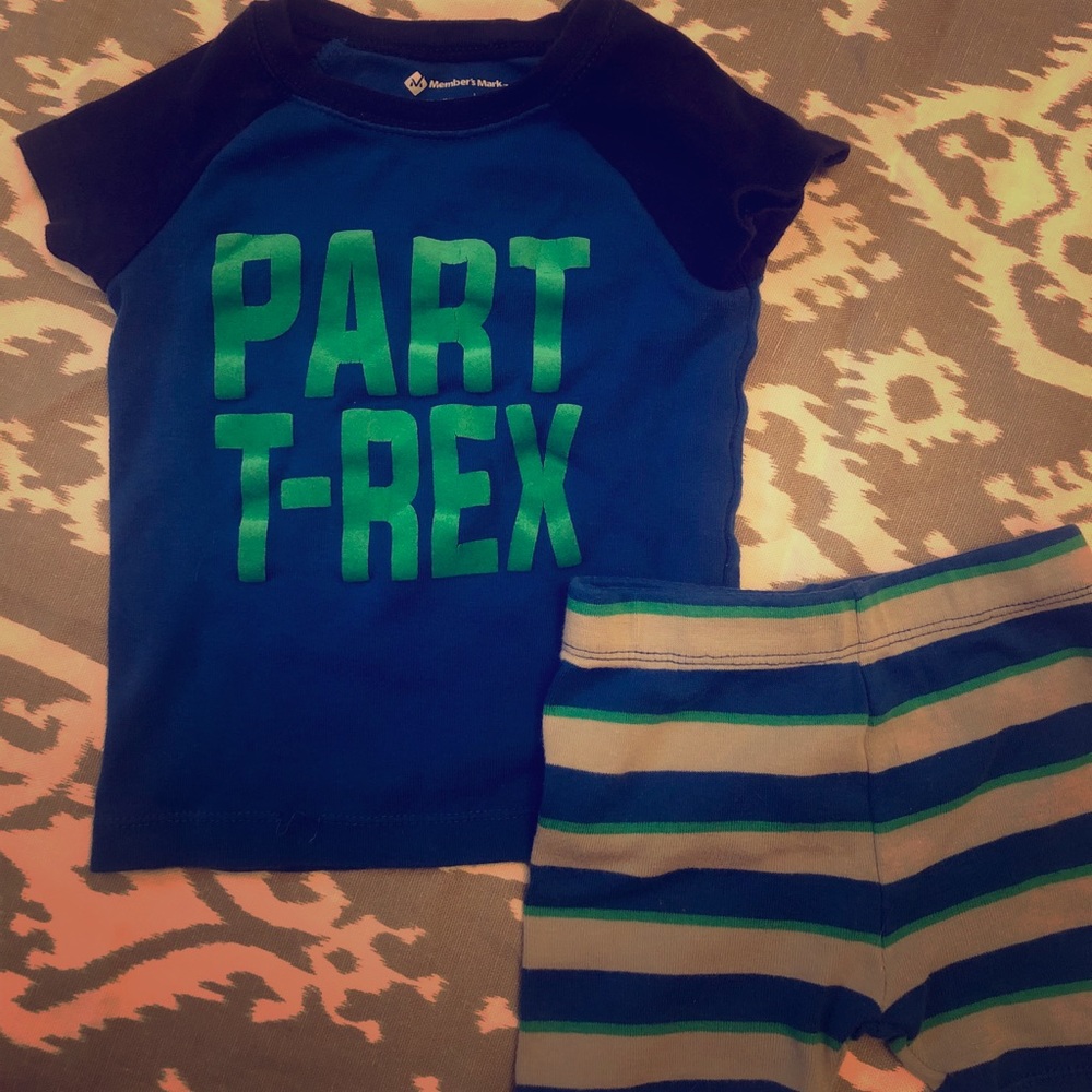 ✨NEW LISTING✨ Part T-Rex Shorts Pj Set